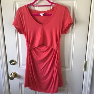 Boob Design nursing and maternity v neck tunic